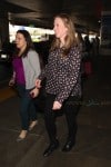 Pregnant Chelsea Clinton arrives at LAX on a flight from New York