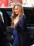 Pregnant Chrissy Teigen out in New York City
