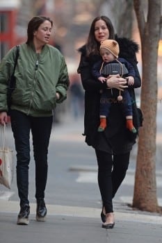 Pregnant Liv Tyler Goes Out For Lunch in NYC With Her Son Sailor