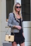 Pregnant Nicky Hilton poses for MCM in NYC