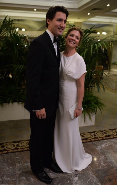 Prime Minister Justin Trudeau and his wife Sophie Gregoire Trudeau