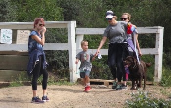 Reese Witherspoon hike the Santa Monica Hills with her kids Ava and Tennessee