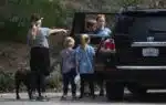 Reese Witherspoon hike the Santa Monica Hills with her kids Ava and Tennessee Toth