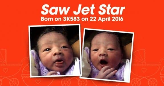 Baby born on Jetstar flight
