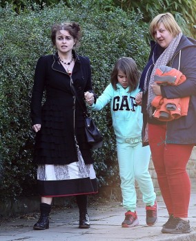 Helena Bonham Carter steps out with daughter Nell