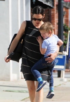 Jennifer Garner leaves church with son Samuel Affleck