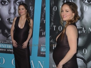 Pregnant Erika Christensen at the premiere of Confirmation 1