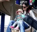 Rachel Bilson Takes Daughter Briar to the Park in LA