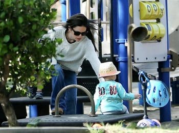Rachel Bilson Takes Daughter Briar to the Park in LA