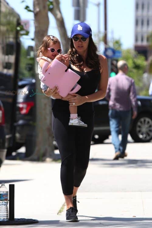 Tamara Ecclestone out in LA with her daughter Sophia