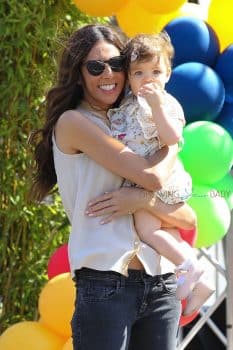 Terri Seymour and baby Coco stop by Smashbox for Safe Kids Day