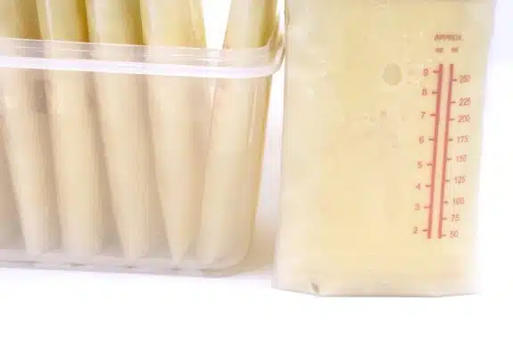 frozen breastmilk