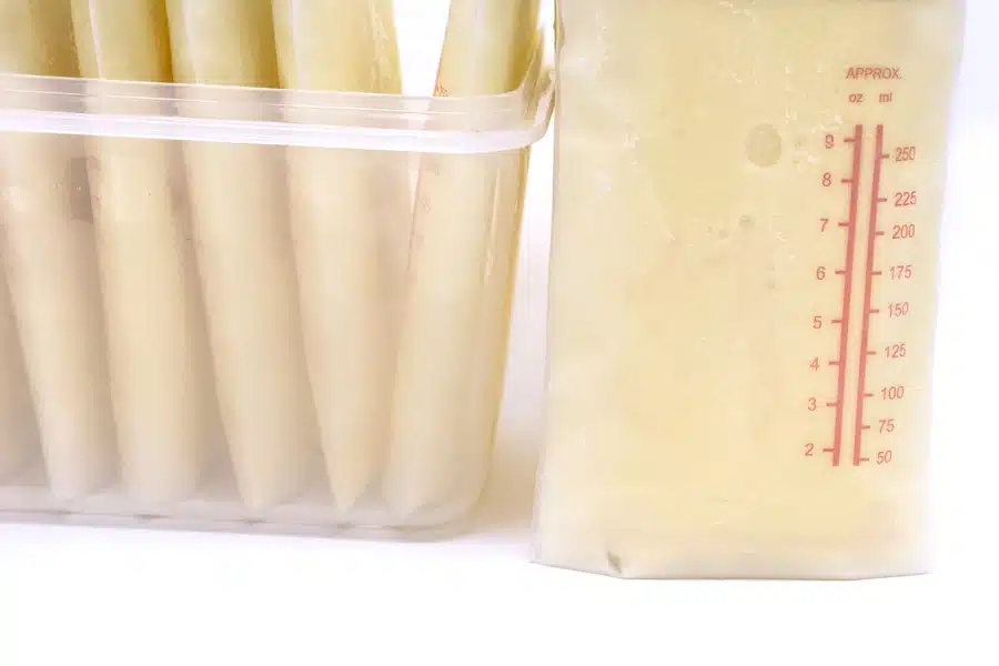 frozen breastmilk