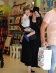 Adele shops for toys with her son Angelo Konecki in Spain