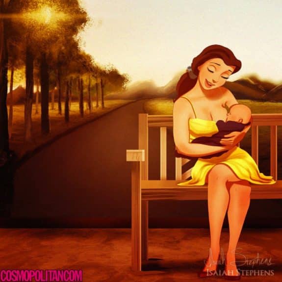 Belle Imagined as a mom