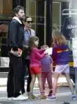 Ben Affleck and Jennifer Garner out in London with their kids Seraphina, Violet and Sam