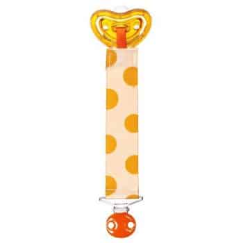 Image of recalled m Designer pacifier and clip