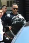 John Legend with baby Luna in LA
