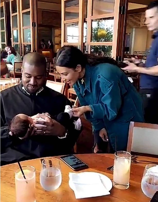 Kim Kardashian and Kanye West Meet Luna Legend