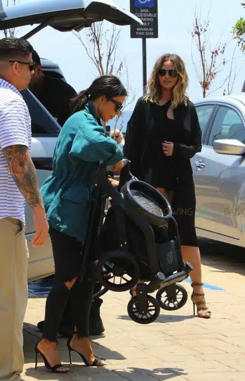 Kim Kardashian and son Saint West out in LA
