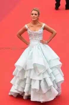 Pregnant Blake Lively arriving at 'Slack Bay' premiere during the 69th Annual Cannes Film Festival in Cannes, France