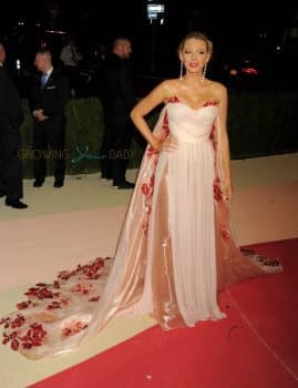 Pregnant Blake Lively at the MET Ball 2016