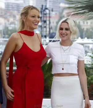 Pregnant Blake Lively attending the 'Cafe Society' photocall with Kristen Stweart during The 69th Annual Cannes Film Festival in Cannes, France