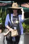 Pregnant Megan Fox at the park with kids Noah Green