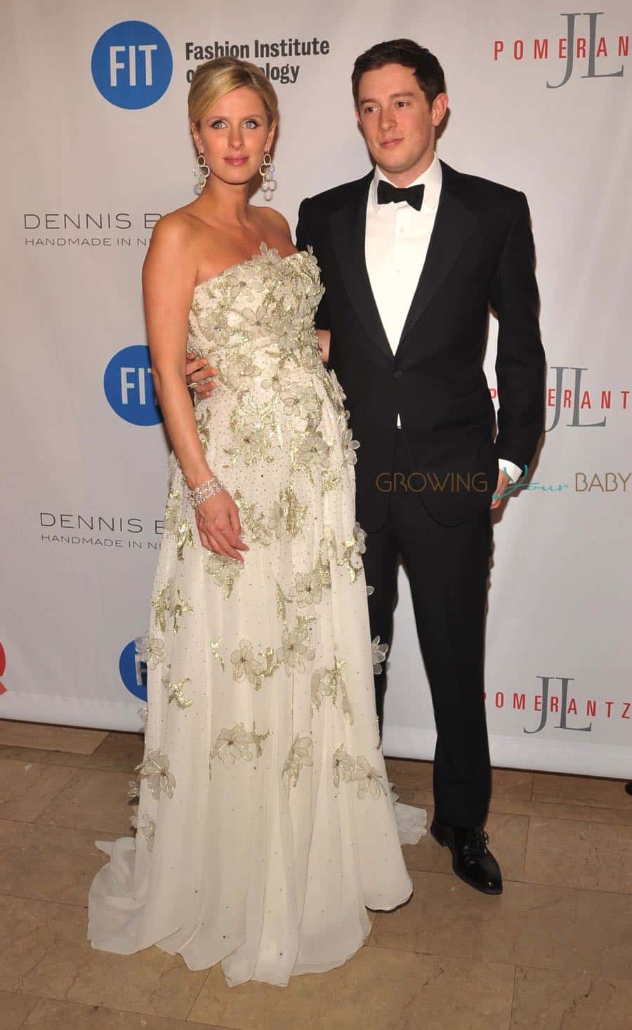 Pregnant Nicky Hilton Rothschild and James Rothschild at the 2016 FIT's Annual Gala in New York city
