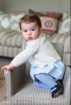 Princess Charlotte 1st birthday pictures taken at Anmer Hall
