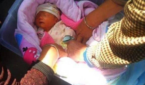Woman Breastfeeds Abandoned Baby