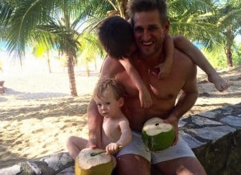 Curtis Stone Father's Day with kids Hudson and Emerson