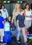 Kate hudson arrives in NYC with sons Ryder and Bing