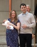 Marc Mezvinsky, Chelsea Clinton, Aidan Clinton Mezvinsky leave the hospital in NYC