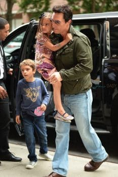 Matthew Mcconaughey steps out in NYC with kids Levi and Vida