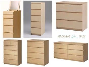 Recalled IKEA MALM dresser collection