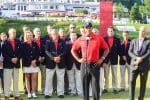 Tiger Woods attends the Quicken Loans National PGA Golf Tournament
