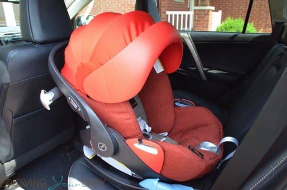 Cybex Steps Up The Infant Seat Game With Cloud Q Review - Cybex Infant Car Seat Sun Shade