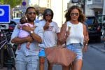 Chrissy Teigen and John Legend take Luna out for a casual stroll in St. Tropez