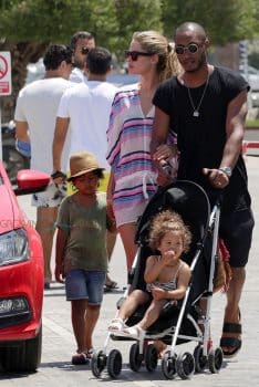 Doutzen Kroes And Sunnery James On Holiday In Ibiza with their kids Phyllon & Myllena