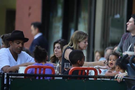 Ellen Pompeo and Chris Ivery out in NYC with kids Sienna and Stella