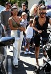 Kim, Kourtney and Khloe Kardashian out in San Diego with their families
