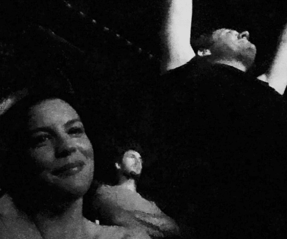 Liv Tyler and Dave Gardner at Nowl Gallagher's concert