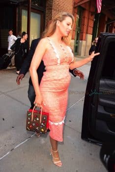 Pregnant Blake Lively out in NYC