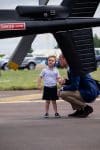 Prince George and his dad the Duke of Cambridge at the RIAT AIRSHOW