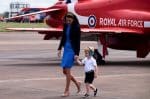 Prince George and his mom the Duchess of Cambridge at the RIAT AIRSHOW