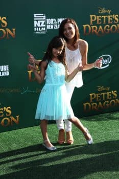 Constance Marie with her daughter Luna at the Pete's Dragon Premiere LA