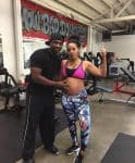 pregnant Angela Simmons shows off her growing belly in Los Angeles