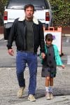 Ben Affleck arrives at church with daughter Seraphina