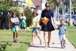 Jennifer Garner out with kids Seraphina, Violet and Sam Affleck